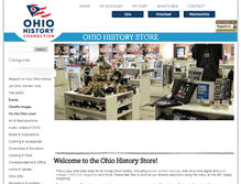 Tablet Screenshot of ohiohistorystore.com